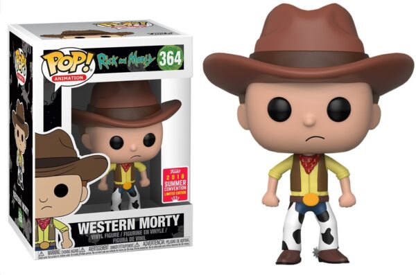 Funko PoP Rick and Morty 364 WESTERN MORTY SDCC 2018 (Not mint)