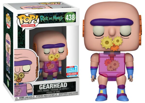 Funko Pop Rick and Morty 438 GEARHEAD NYCC 2018