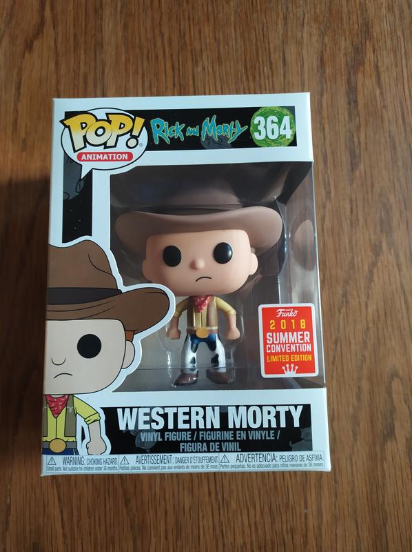 Funko PoP Rick and Morty 364 WESTERN MORTY SDCC 2018 (Not mint)