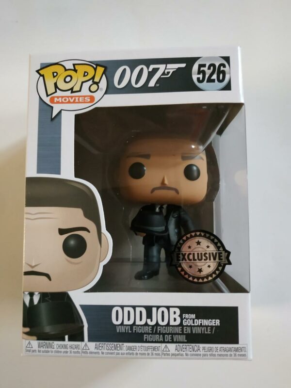 Funko Pop! 007 Oddjob from Goldfinger 526 Exclusive (Not mint) 1