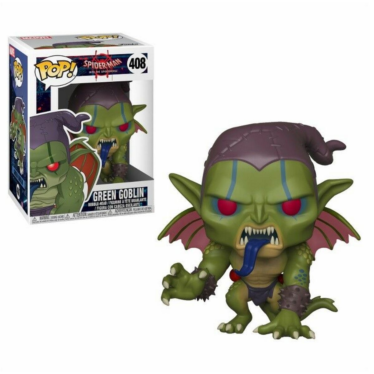 Funko Pop Spider-Man into the Spider-Verse 408 Green Goblin