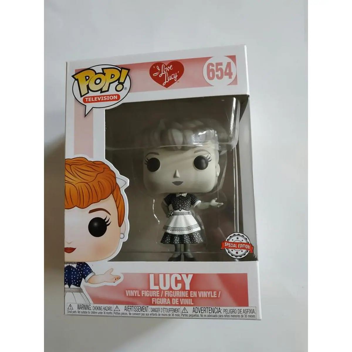 Funko Pop I Love Lucy 654 Lucy Special Edition B&W