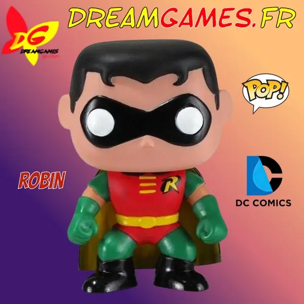 Funko Pop Robin 02 DC Comics Super Heroes (NOT MINT)