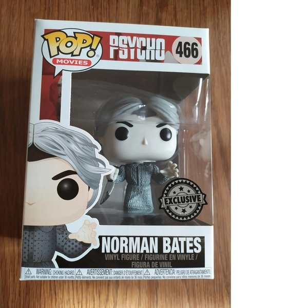 Funko Pop Norman Bates Black and White Psycho 466 - Image 2