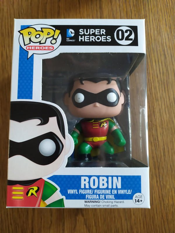 Funko Pop Robin 02 DC Comics Super Heroes (NOT MINT) 1