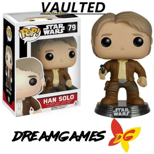 Figurine Pop Star Wars 79 Han Solo Ep. 7 VAULTED
