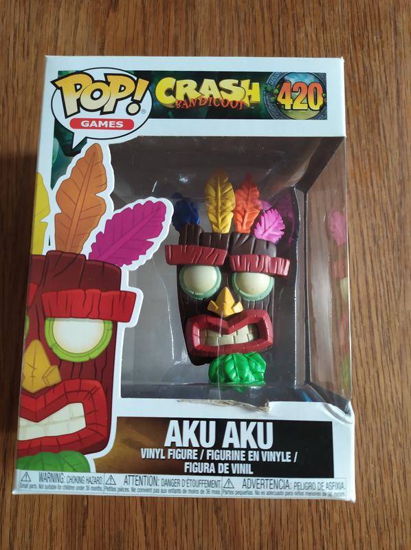 Figurine Funko Pop Aku Aku Crash Bandicoot 420 (Not mint) 1