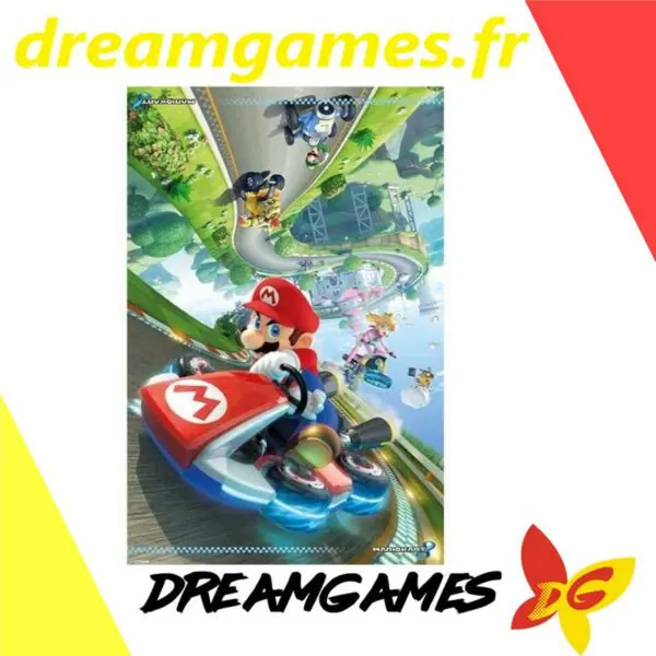 Poster 61 x 91,5 cm Mario Kart 8