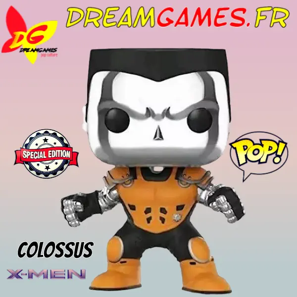 Figurine Funko Pop Colossus Chrome X-Men 411 Special Edition