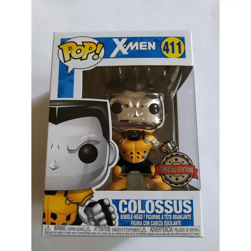 Figurine Funko Pop Colossus Chrome X-Men 411 Special Edition