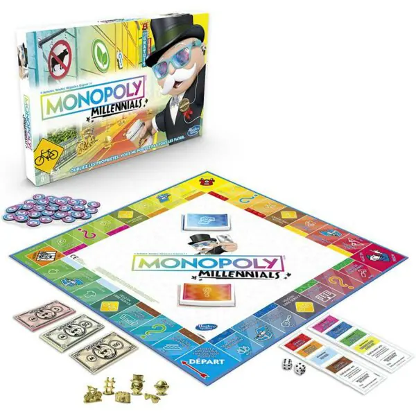 Plateau + Boîte Monopoly Millennials