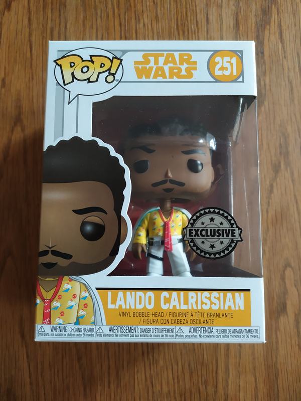 Funko Pop Lando Calrissian 251 Star Wars Exclusive Not Mint 1