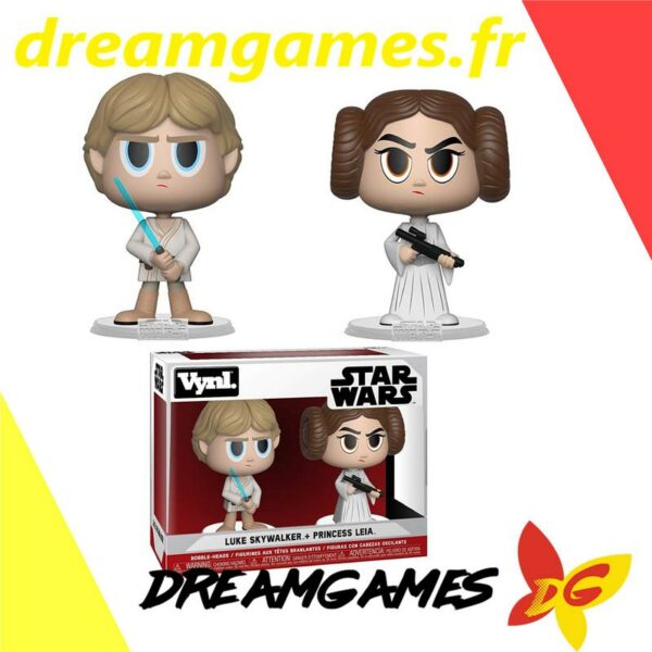 Vynl Star Wars Luke Skywalker + Princess Leia