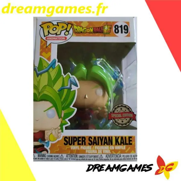 Funko Pop Dragon Ball Super 819 Super Saiyan Kale Not Mint