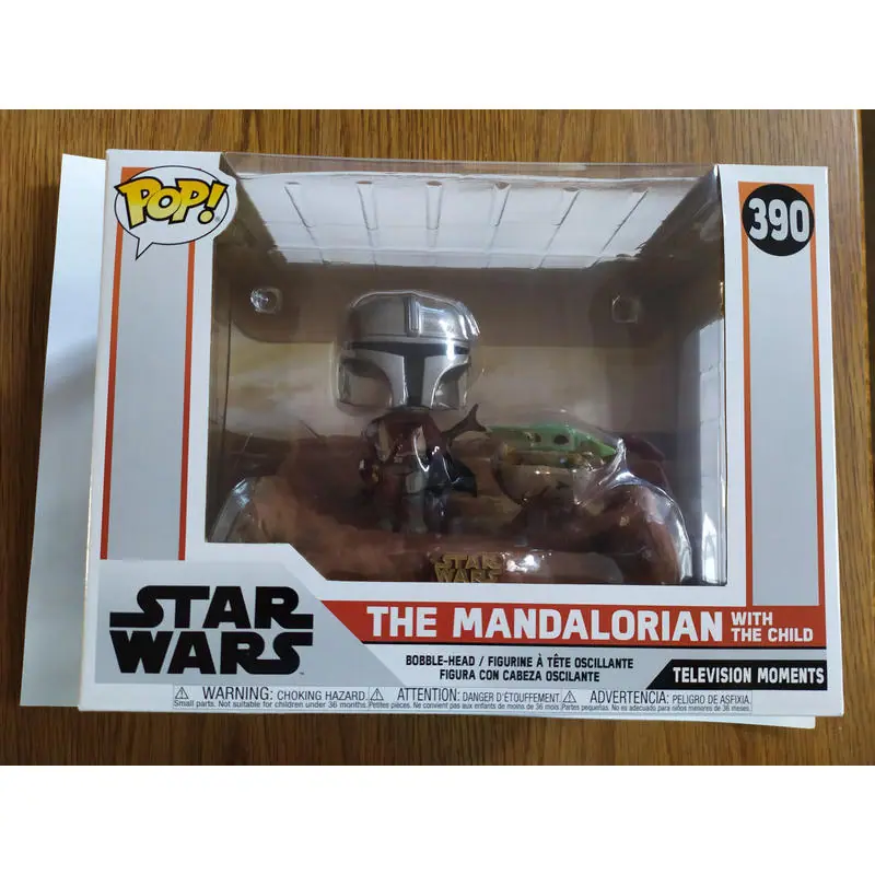 Figurine Pop Star Wars 390 The Mandalorian with the Child