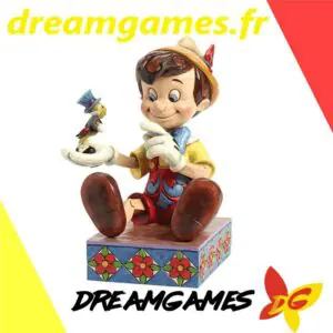Pinocchio and Jiminy Cricket Disney Traditions Enesco