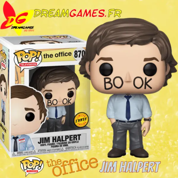 Figurine Pop Jim Halpert Chase 870 The Office