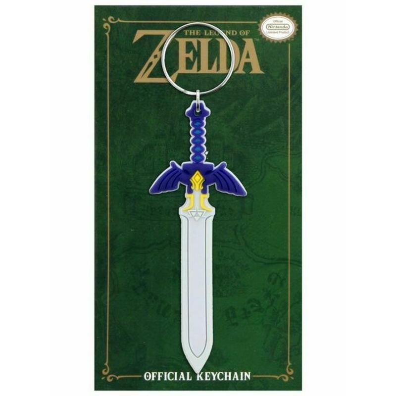 The Legend of Zelda Master Sword rubber Keychain