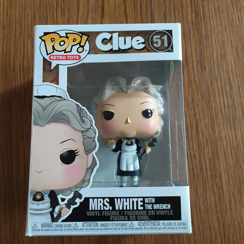 Figurine Pop Clue 51 Mrs White (Not mint)