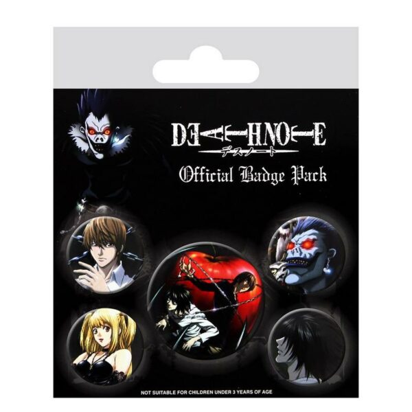 Death Note Official Badge pack 1