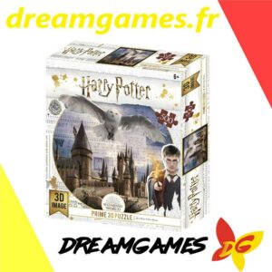 Harry Potter Prime 3D puzzle Hogwarts and Hedwig 500 pièces