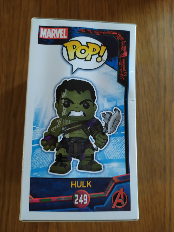 Figurine Pop Thor Ragnarok 249 Hulk No Helmet (Not mint) 2