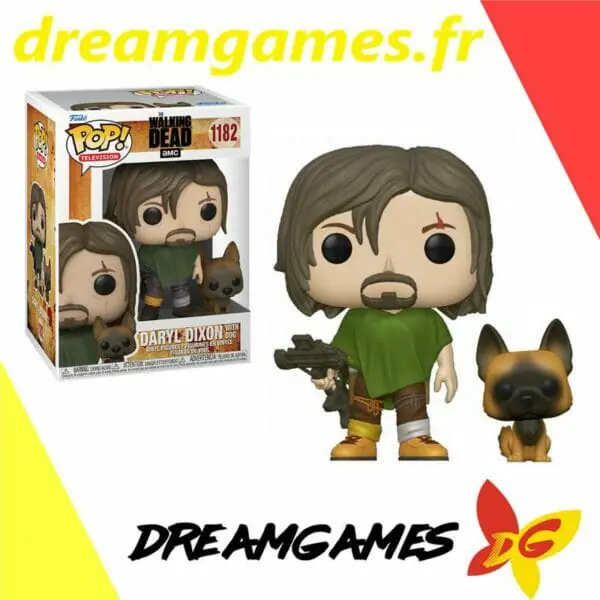 Figurine Pop Walking Dead 1182 Daryl with Dog
