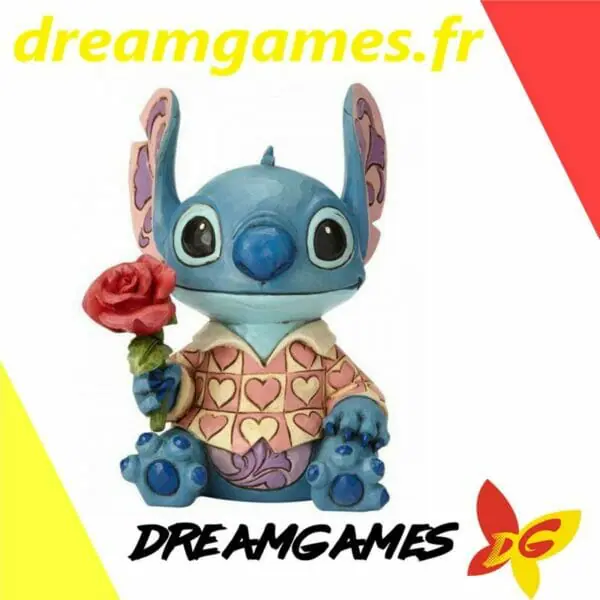 Figurine Stitch Valentine Disney Traditions Enesco 6001280