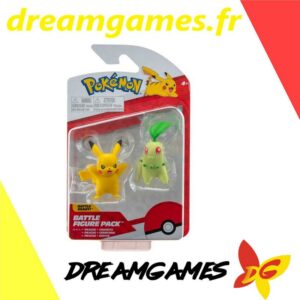 Pokemon Pack de 2 figurines Pikachu + Germignon