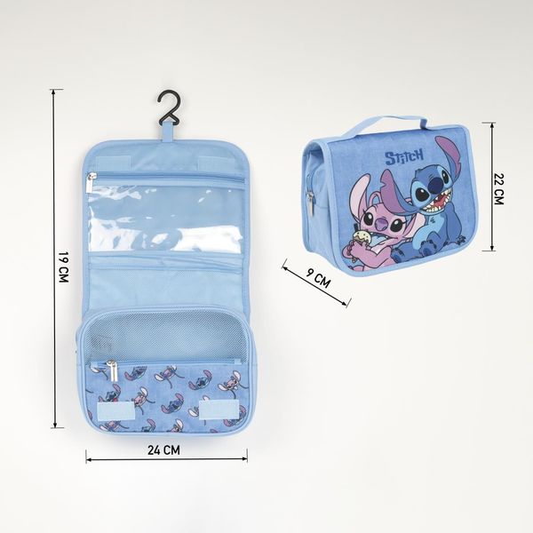 Disney Stitch toilet travel bag with hook 1