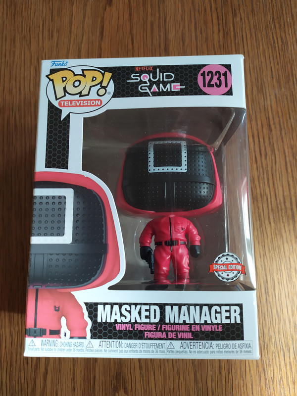 Figurine Funko Pop Squid Game 1231 Masked Manager