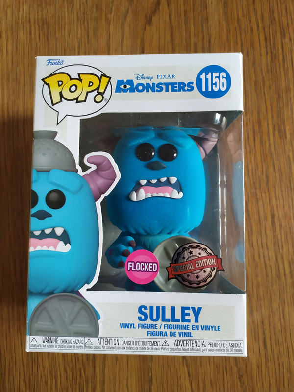 Figurine Funko Pop Monsters 1156 Sulley Flocked (Not mint)