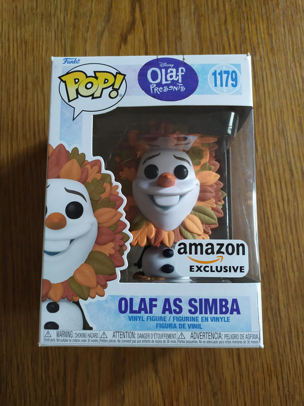 Figurine Funko Pop Olaf presents 1179 Olaf as Simba (Not mint)