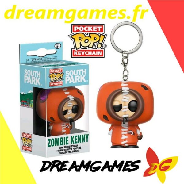 Pocket Pop Keychain South Park Zombie Kenny