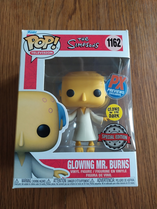 Figurine Pop The Simpsons 1162 Glowing Mr Burns