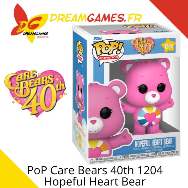 Funko PoP Care Bears 40th 1204 Hopeful Heart Bear Box