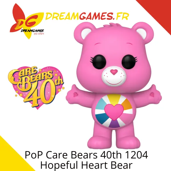 Funko PoP Care Bears 40th 1204 Hopeful Heart Bear Fig