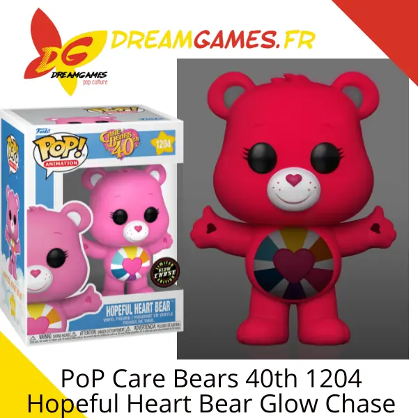 Funko PoP Care Bears 1204 Hopeful Heart Bear Chase