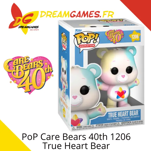Funko PoP Care Bears 40th 1206 True Heart Bear Box