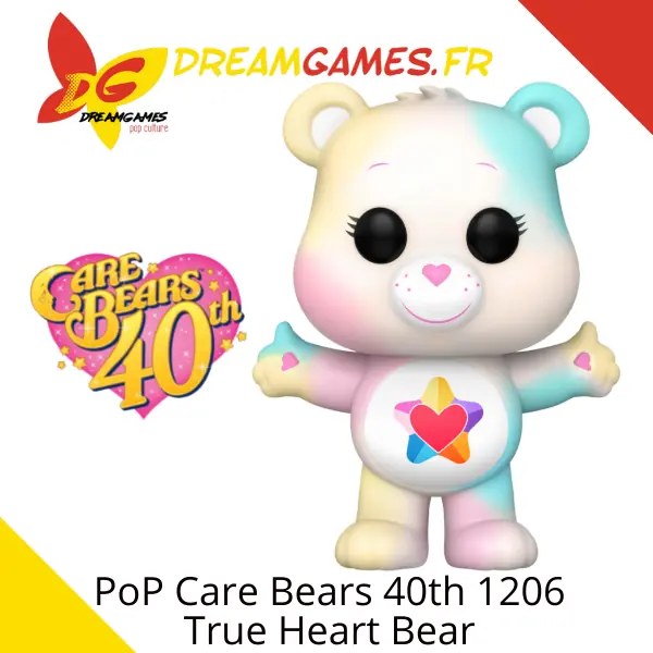 Funko PoP Care Bears 40th 1206 True Heart Bear Fig