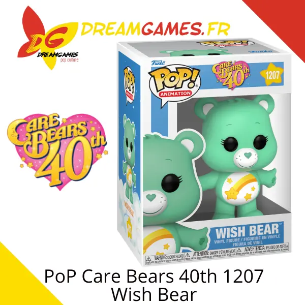 Funko PoP Care Bears 40th 1207 Wish Bear Box