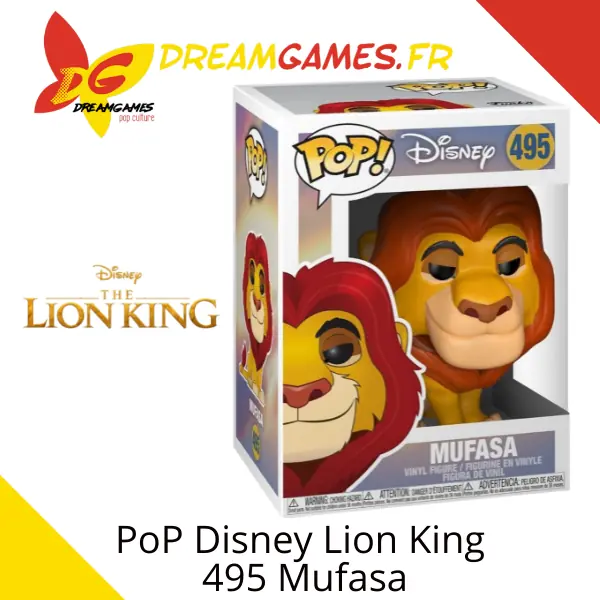 Funko PoP Disney Lion King 495 Mufasa Box