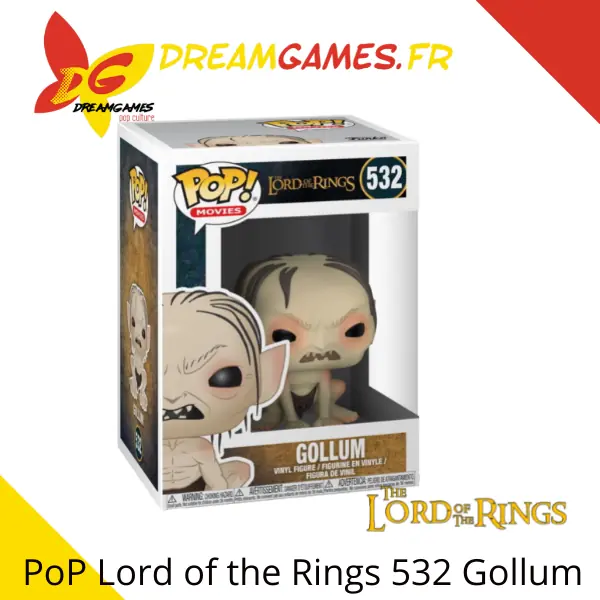 Funko PoP Lord of the Rings 532 Gollum Box