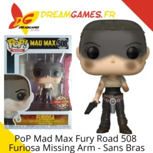 Funko PoP Mad Max Fury Road 508 Furiosa Missing Arm Sans Bras