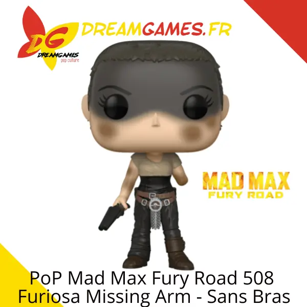 Funko PoP Mad Max Fury Road 508 Furiosa Missing Arm - Sans Bras Fig