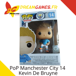 Funko PoP Manchester City 14 Kevin De Bruyne Box Pas de Badge