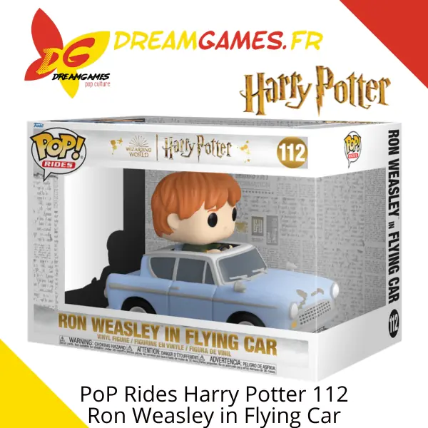 Funko PoP Harry Potter 112 Ron Weasley in Flying Car Box