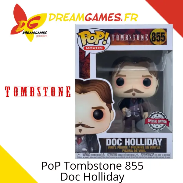 Funko PoP Tombstone 855 Doc Holliday Box