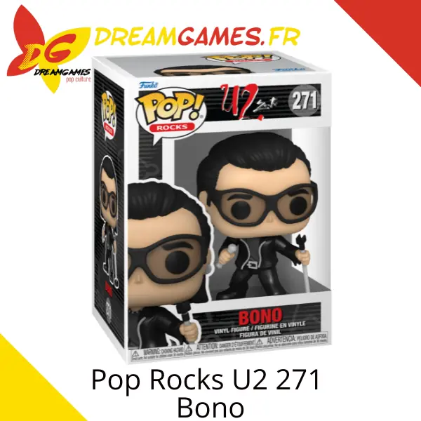 Funko Pop Rocks U2 271 Bono Box