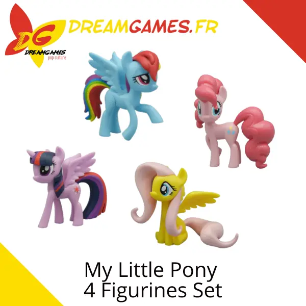 My Little Pony 4 Figurines Box Fig